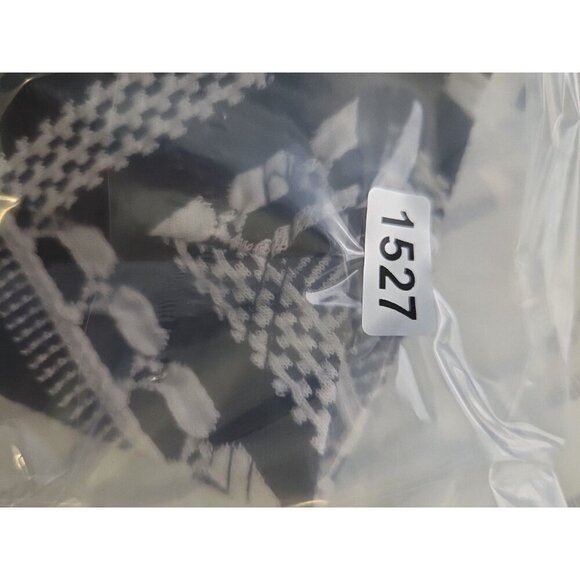 Vanessa Virginia Anthropologie Black & White V-Neck Upton Peplum Cropped Large - Picture 5 of 5